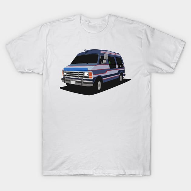 Dodge B250 T-Shirt by TheArchitectsGarage